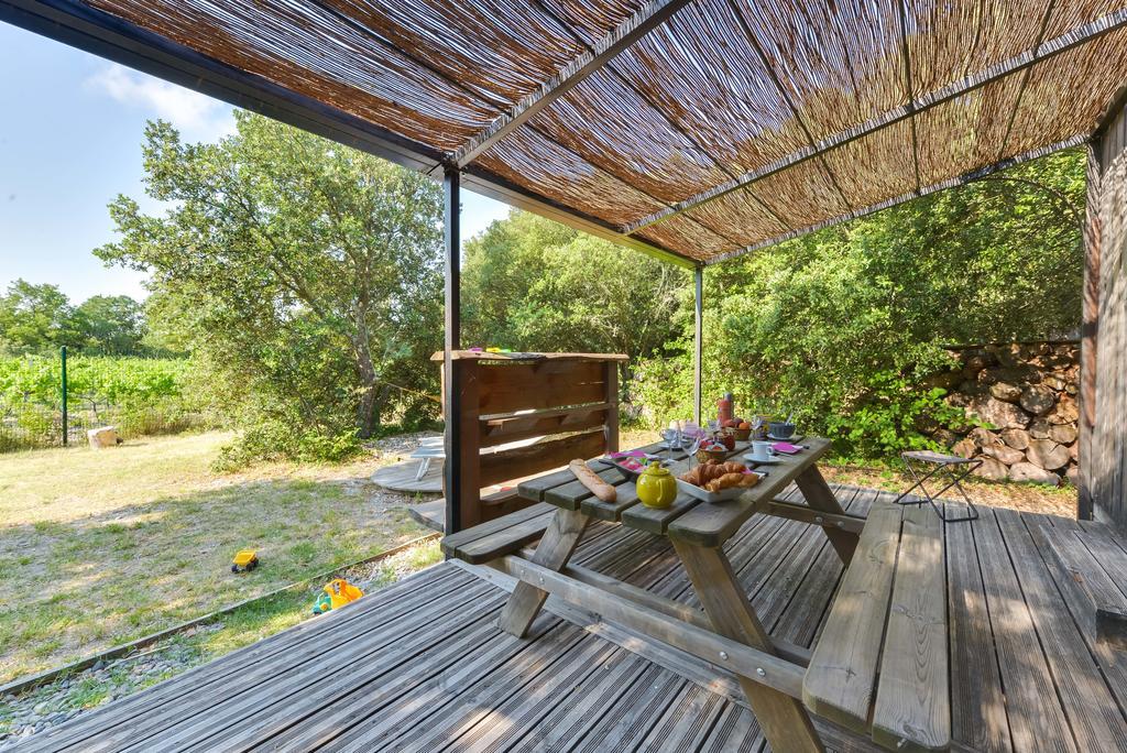 Lodges En Provence - Ecogites & Restaurant Insolites Richerenches ภายนอก รูปภาพ